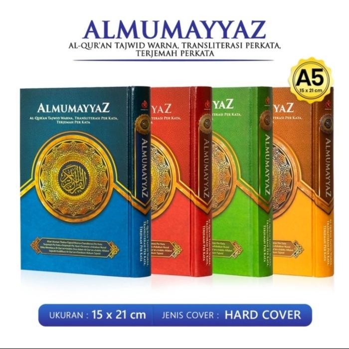 

Alquran Almumayaz A5, Almumayyaz Tajwid Warna Terjemah Perkata Latin