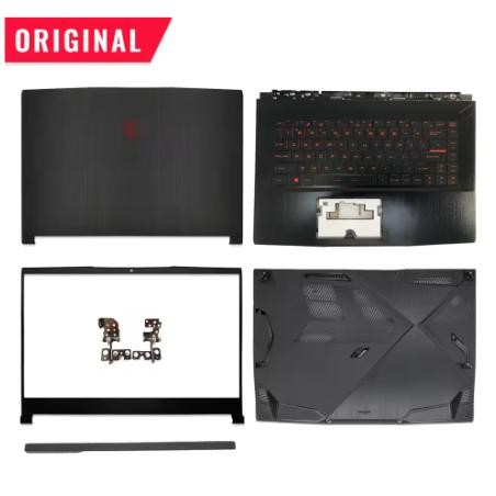 New For MSI GF63 8RC 8RD GF63VR MS-16R1 16R3 LCD Back Cover /Bezel /Hinges /Palmrest With Keyboard a