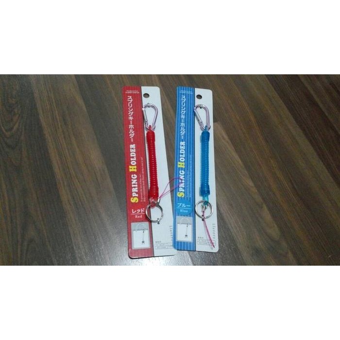 

Ready- Daiso Spring Holder / Spiral Lanyard Gantungan Elastis Tas Kunci Kartu