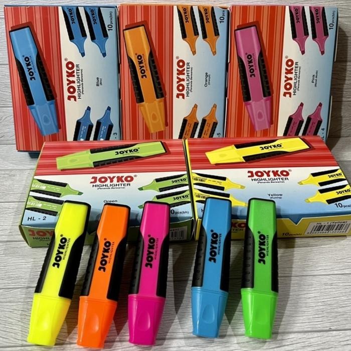 

Stabilo Joyko Highlighter Original - 1 box isi 10 pcs