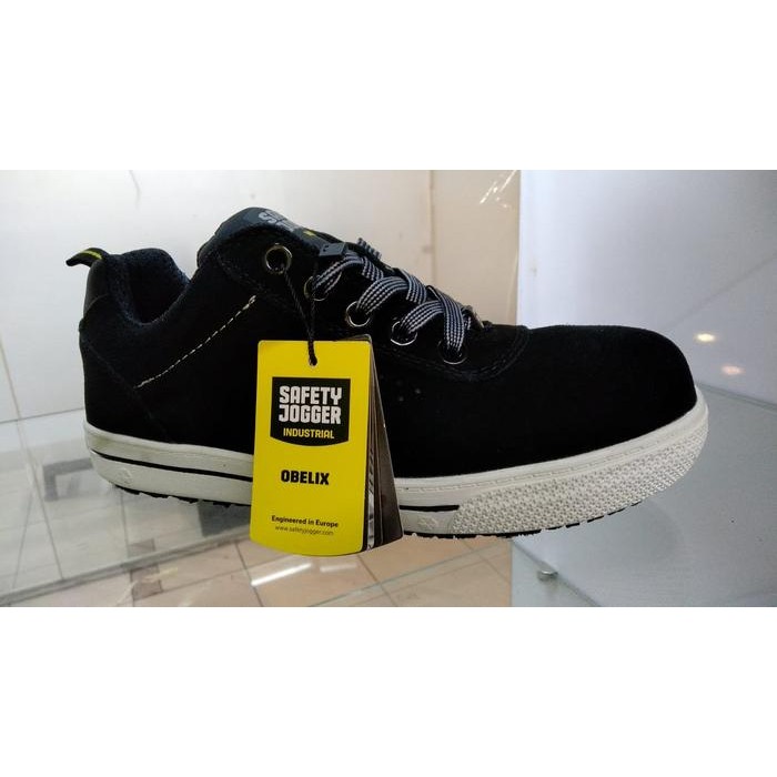 Sepatu Safety Jogger Obelix (Black) s3 Original