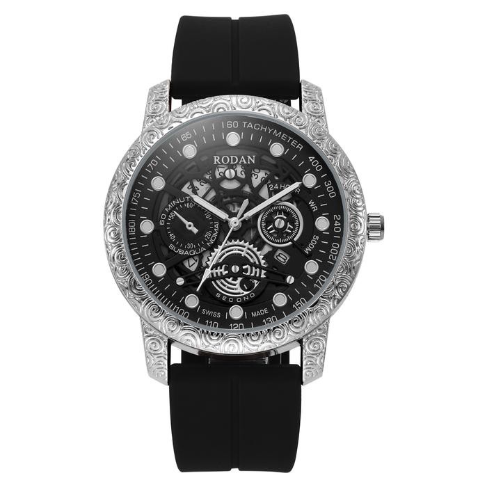 Rodan 8013 Jam Tangan Pria /Analog Digital/Jam Tangan/Stainless Stopwatch