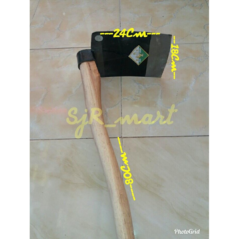 PACUL Dan GAGANG Kayu TERPASANG / CANGKUL + Gagang Pacul Sawah Adukan