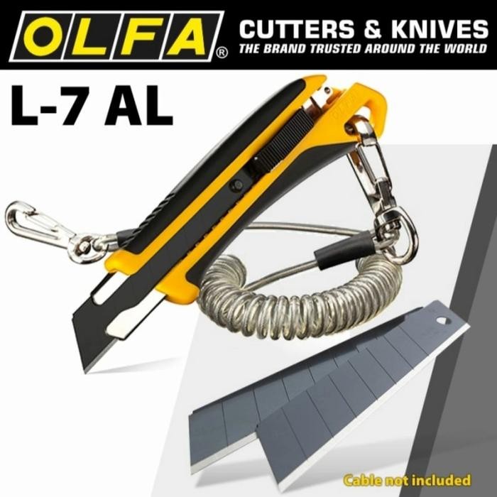 

PISAU CUTTER 18MM SNAP-OFF BLADE L-7-AL OLFA KODE 387