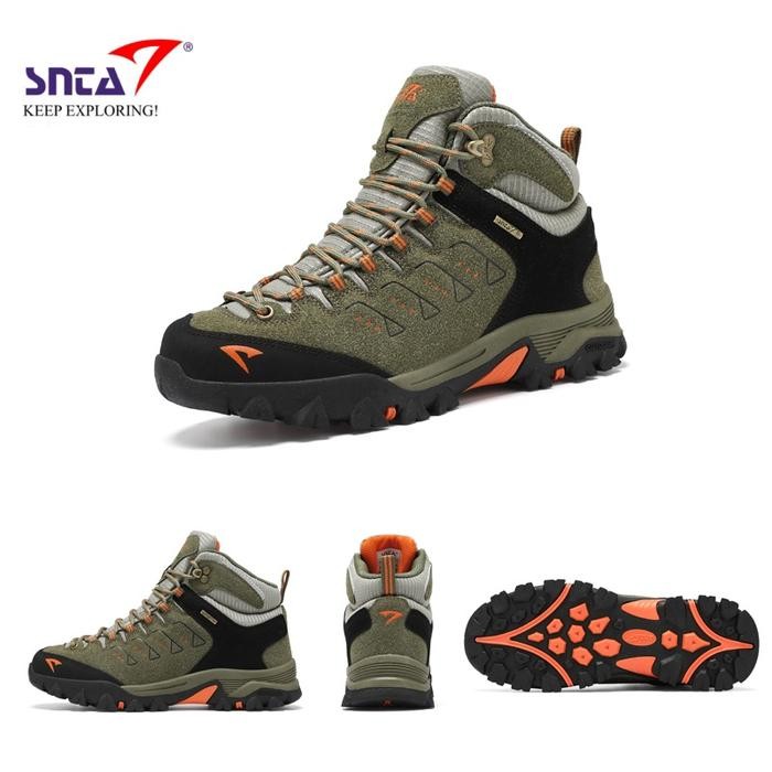 Sepatu Gunung SNTA 506 7 Warna Pilihan Se Waterof Soft Shell Outdoor Traveling Hiking Shoes Uni