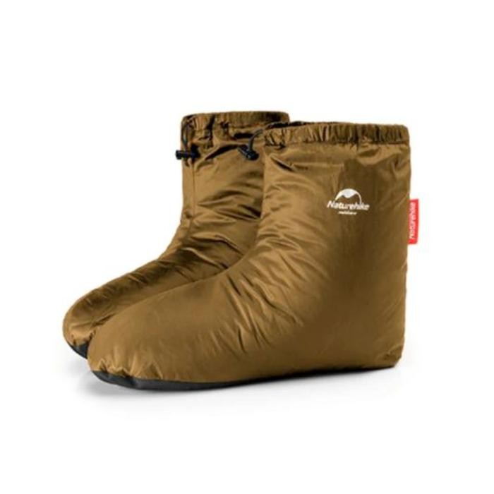 SEPATU GOOSE DOWN NATUREHIKE NH18S023-T KAOS KAKI BULU ANGSA CAM