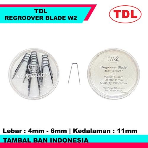 Alat Ukir Batik Ban TDL Regroover Blade W2 - Pisau Ukir Alur Ban Motor Alat Suntik Ban Mobil - W2 Is