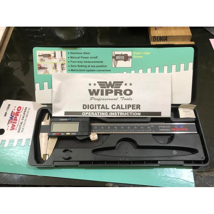 Sigmat digital 6" (150mm) WIPRO/ segmat/ jangka sorong/ digital calper