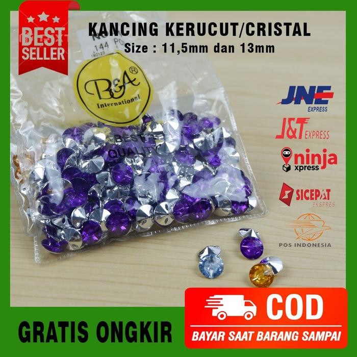 [Expert] Kancing Kristal Hias Kerucut Untuk