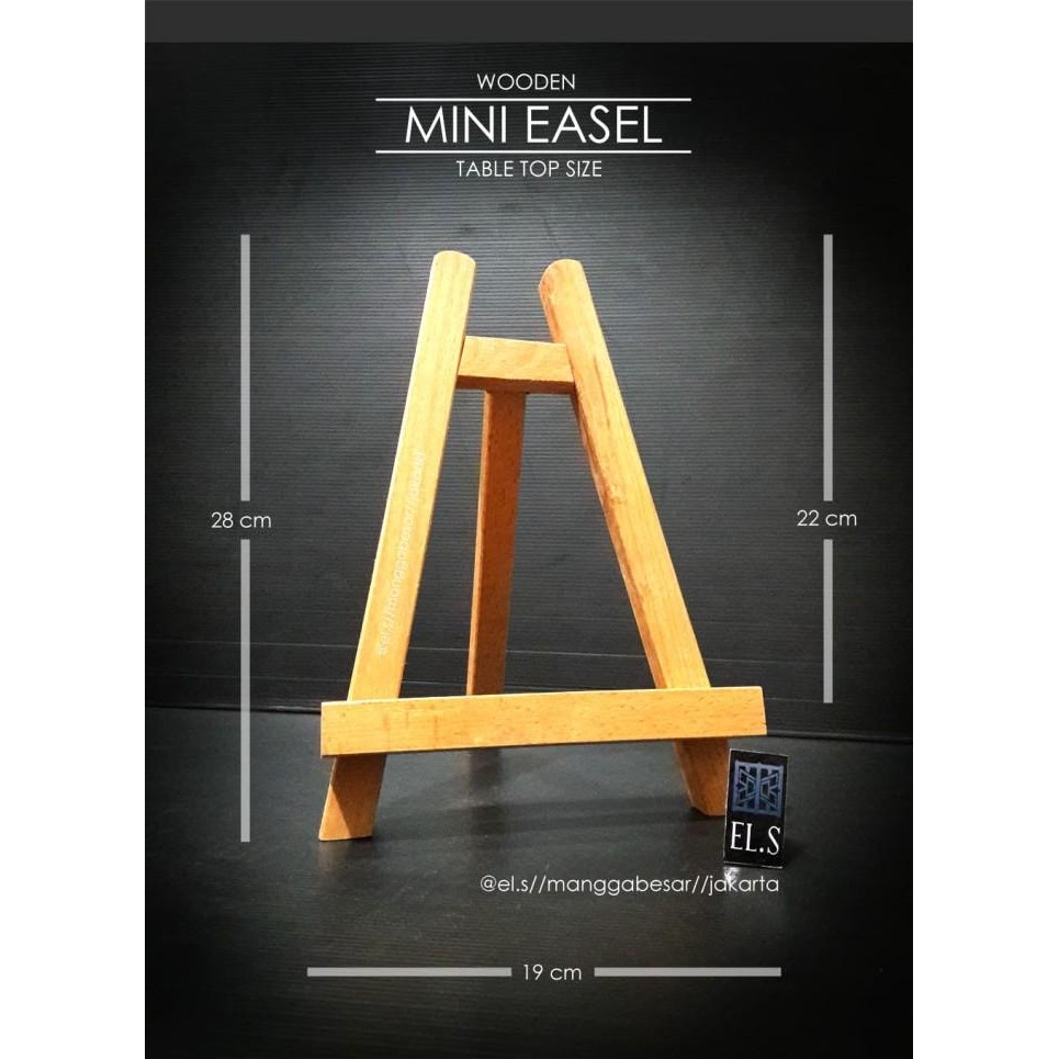 

PROMO! Wooden Mini Easel 1928 ( Stand Canvas, Stand Foto ) Terlaris
