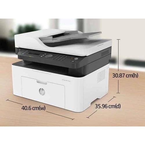 Hp Laserjet Mfp 137Fnw Printer Wireless All In One Laser Jet M137Fnw Pasti Ori