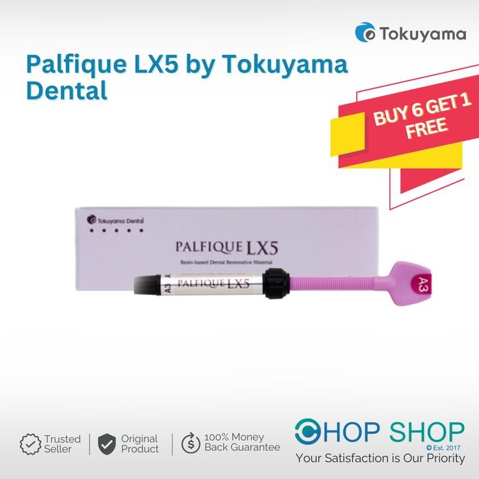 Original Resin Komposit Palfique Lx5 6 Free 1 Tokuyama A1 A2 A3 Veneer Komposit