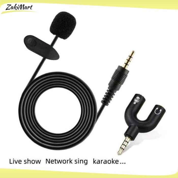 (Expert) MIC EXTERNAL MIC HP LAPTOP HANDPHONE KOMPUTER 3,5 M EKSTERNAL