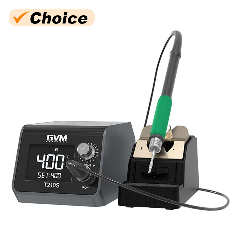 PROMO   GVM T210S Smart Soldering Station for Mobile Phone Maintenance with LCD Display High Precisi