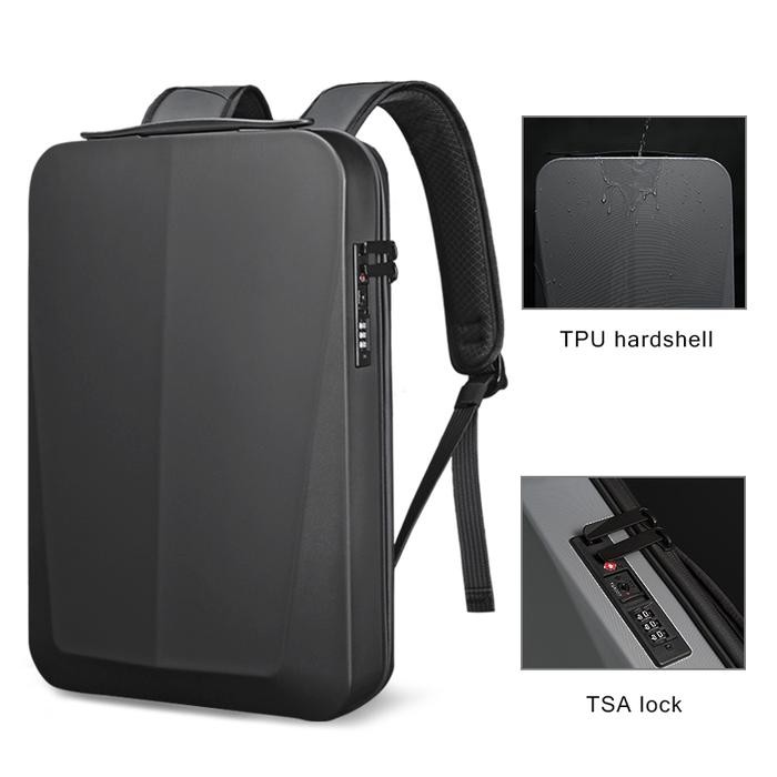 Bange Tas Laptop Kerja Ransel Backpack Pria Lock TSA 15.6 Inc BG22201