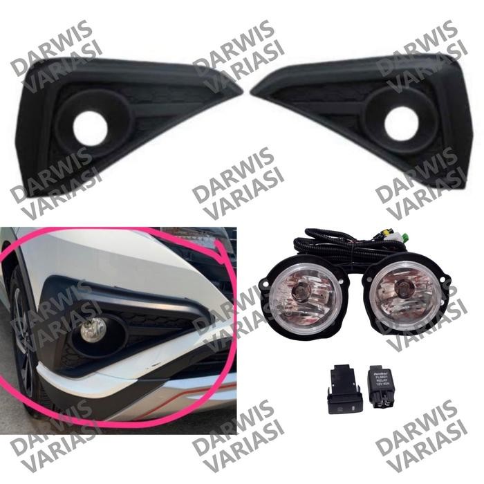Paket Cover Foglamp Trd Lampu Komplit All New Rush Terios 2018 2021