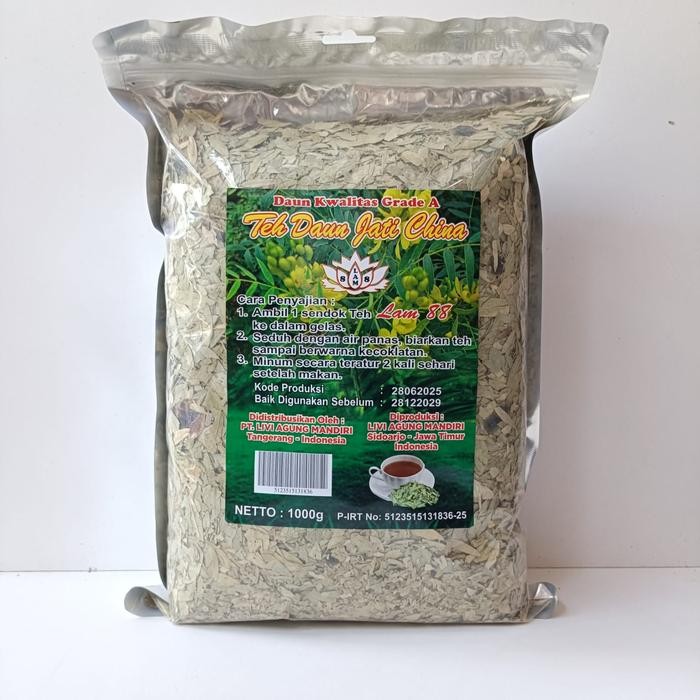 

New DAUN JATI CINA 1KG TEH HERBAL DAUN JATI CINA KEMASAN 1KG Tea Minuman