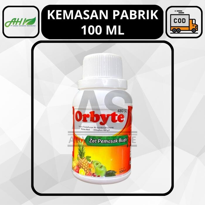 

New Zat Pematang Buah ORBYTE 480 SL 100ml Ethephon 480g/l Pemasak Buah