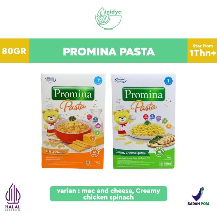 

New Promina Pasta Mac N Cheese 70gr Pasta Mpasi Bayi Anak Usia 1 thn+ Makroni dan Mie Mpasi