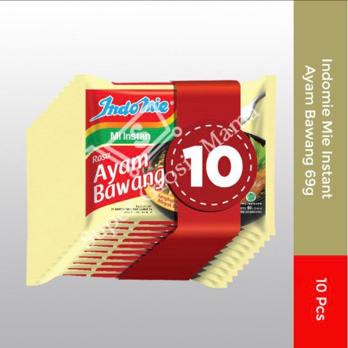 

indomie ayam bawang 10 pcs paket