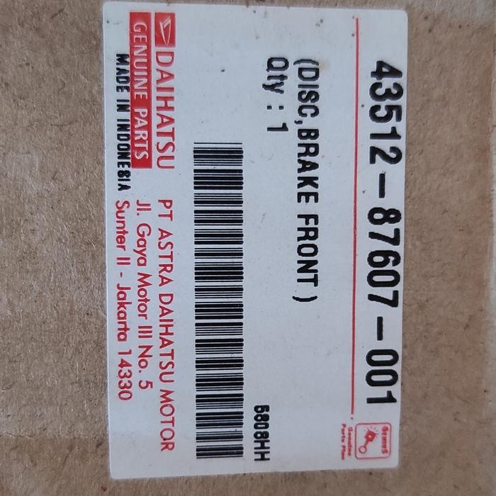 Disc brake piringan cakram Taft Gt ori