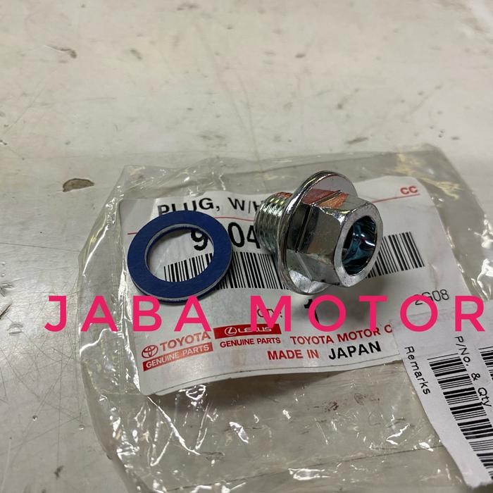 Terbaru Baut karter-Baut pembuangan oli mesin Avanza-Xenia-Agya-Ayla ORI