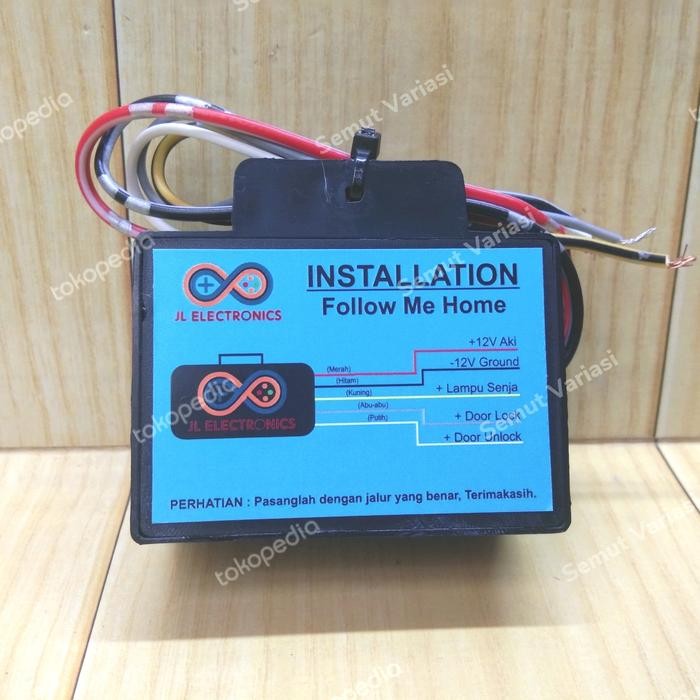 MODUL FOGLAMP WELCOME LIGHT FOLLOW ME HOME CONTROL LOCK UNLOCK