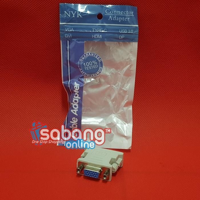 CONVERTER VGA TO DVI / KONEKTOR VGA TO DVI