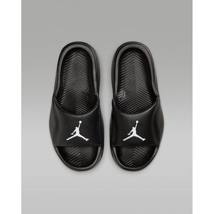 SANDAL ANAK AIR JORDAN FRANCHISE GS 'BLACK WHITE' 100% ORIGINAL HF4490 001