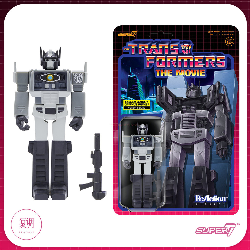 Super7 Transformers Series 4 3.75-inch Action Figure Dead Optimus Prime Hot Rod Movie Model Toy