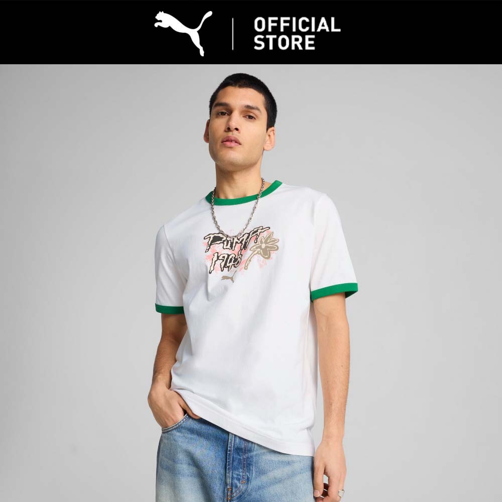 PUMA Kaus Ringer Gambar FUTURE.PUMA.ARCHIVE Pria