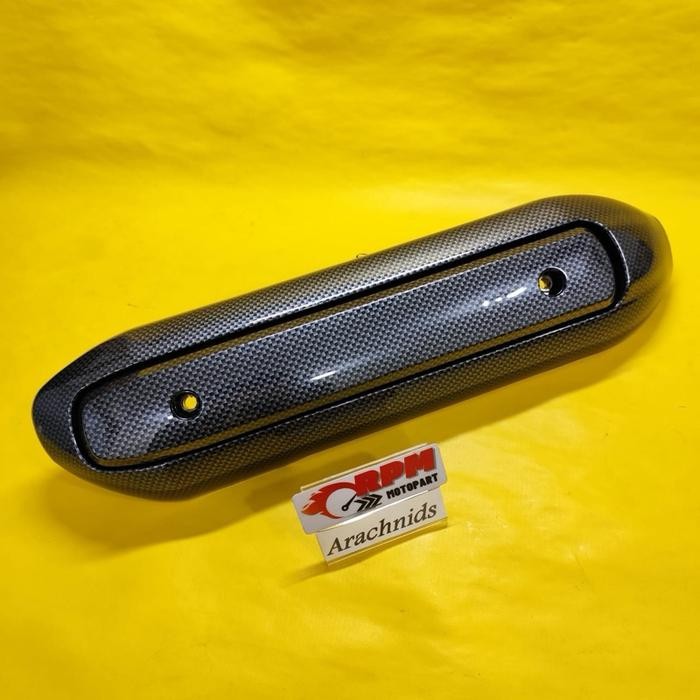 Tameng Knalpot Mio Carbon Black