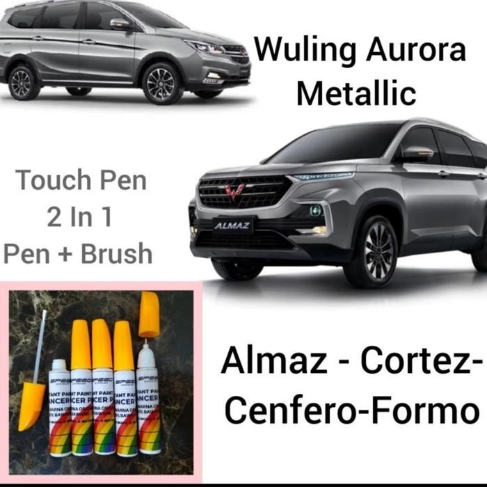 CAT OLES ASLI PENGHILANG BARET MOBIL WULING AURORA SILVER METALLIC
