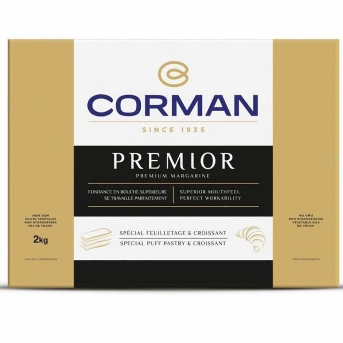 

Corman Premior Margarine Sheet 500 Gram Korsvet Untk Croissant Vegan