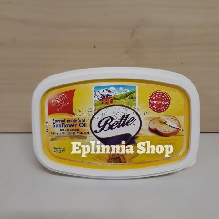 

Belle Margarin Margarine Sunflower Oil Vegetable Fat Spread 250 gr