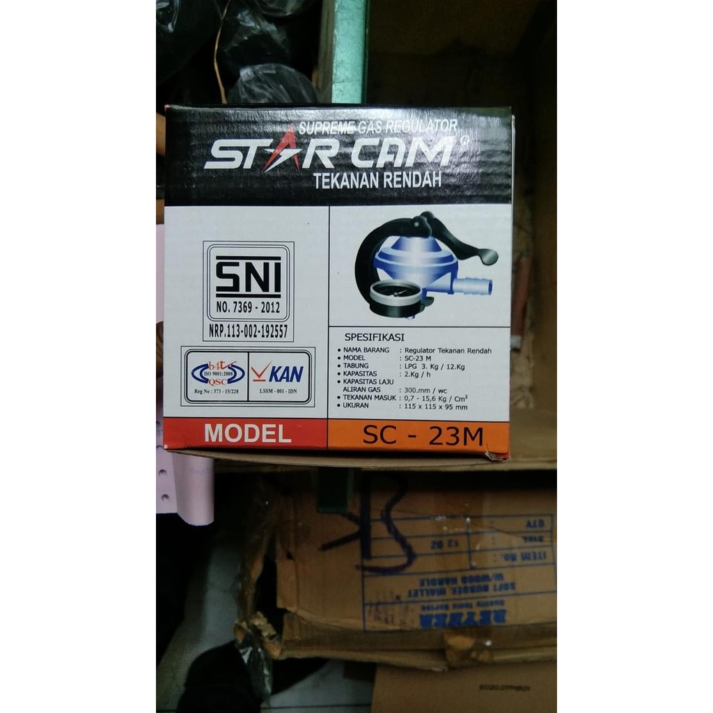 Kepala Gas Starcam + Meter