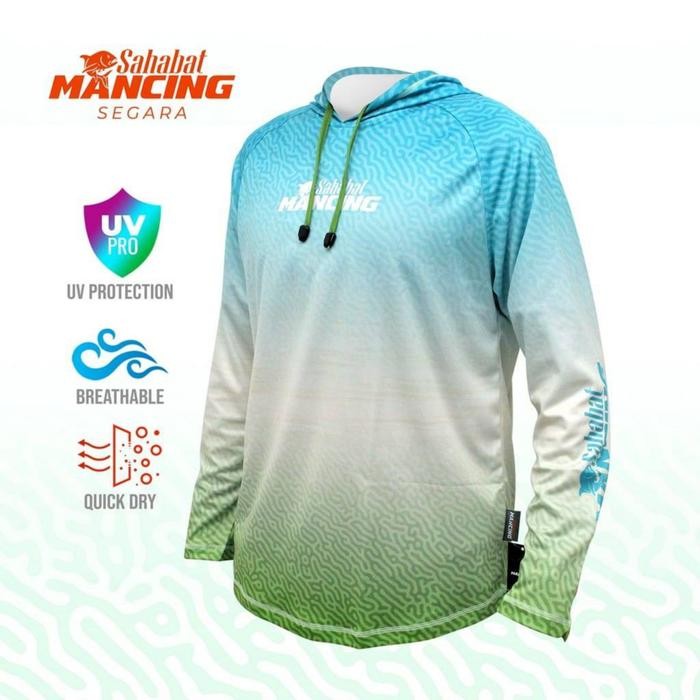 Jersey Sahabat Mancing Segara UV Protection Hoodie