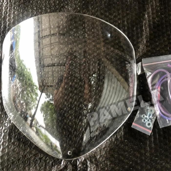 PREMIUM winshield batok balap MX KING, visor MX KING (hanya visor)