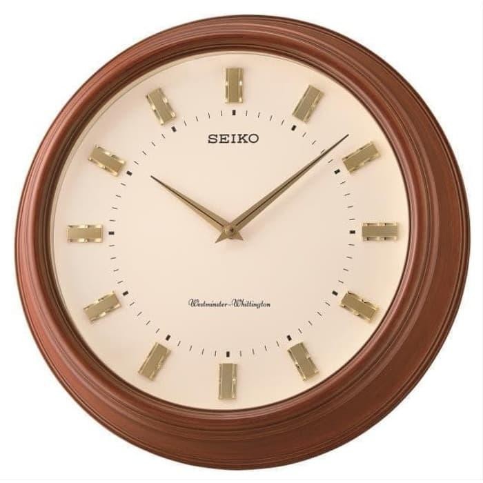 Jam Dinding Seiko Qxd214Z Qxd214 Westnster Dual Ime Wall Clock