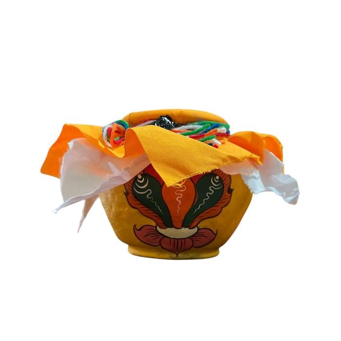 Vas Kekayaan Lima Jambhala Ranok Monastery Tibet Yangbum Amulet Tibet Feng Shui