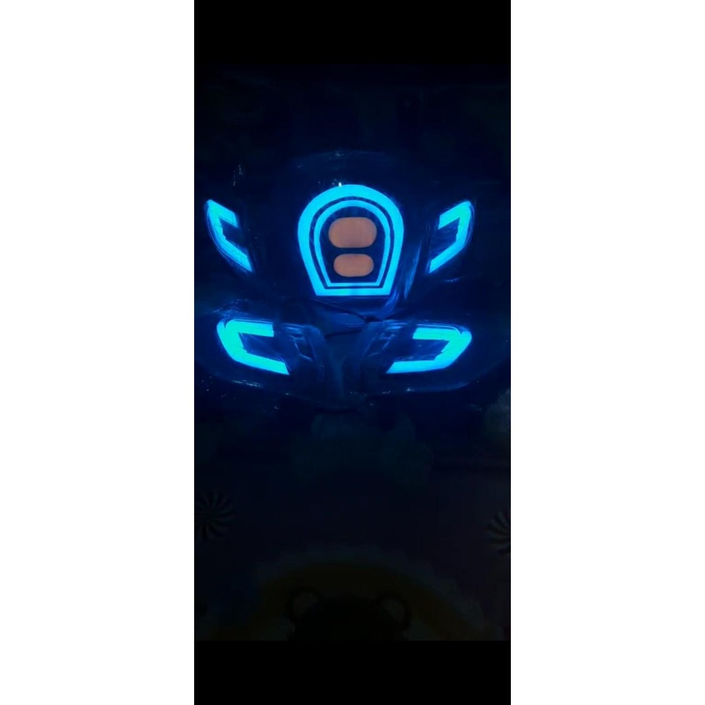 lampu sein&stop custom scoopy 2019 RGB