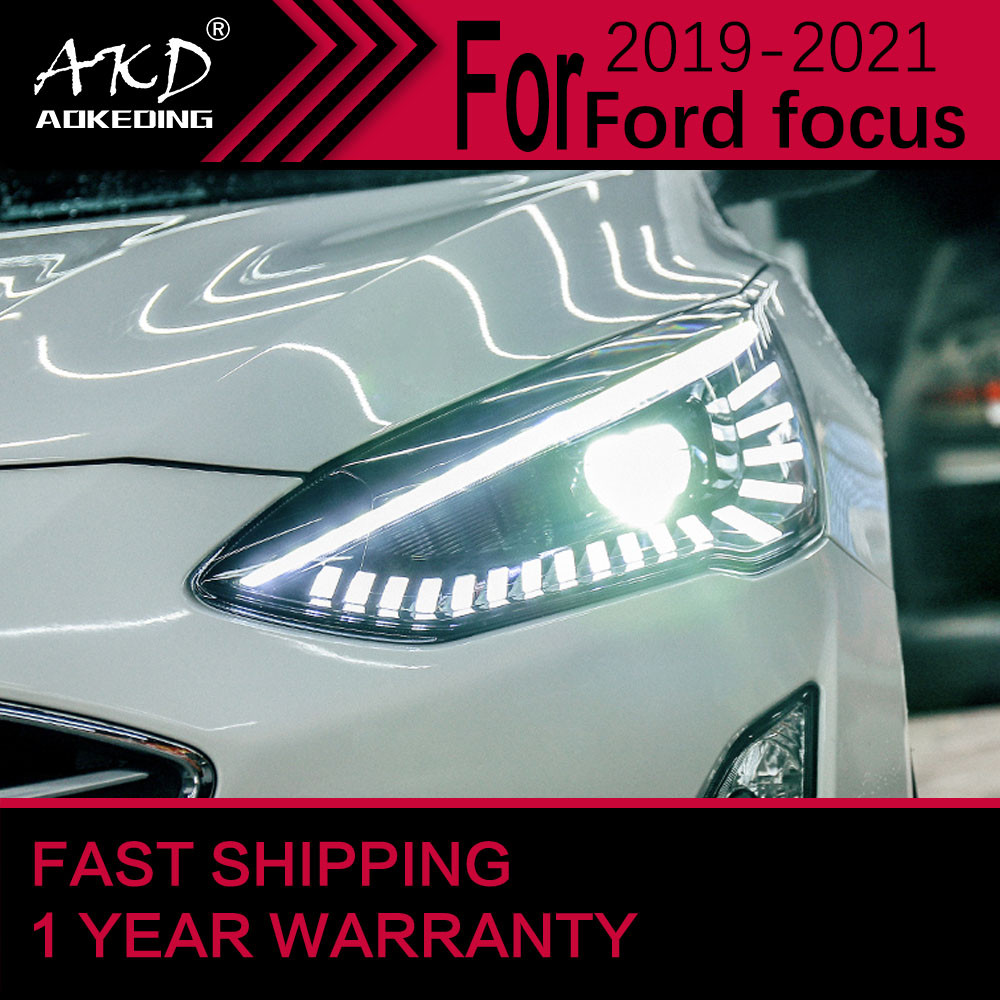 Car Lights for Ford Focus LED Headlight 2019-2021 Focus MK4 Head Lamp