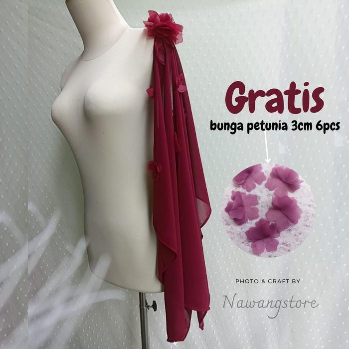 Terbaru Selendang Kebaya Ceruty /Lepas Pasang /Payet /Selendang Pundak Termurah