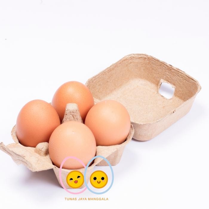 paper egg 4 lubang/tray kertas/ box kertas
