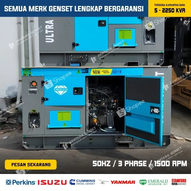 Emerald Genset 60 Kva - Silent Type