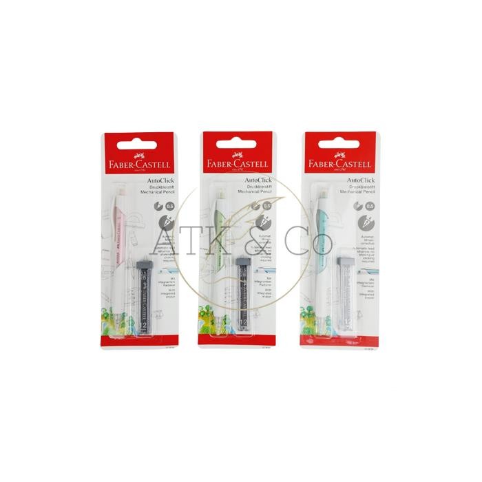 

Pensil Mekanik Faber Castell Auto Click Set 0.5mm Mechanical Pencil