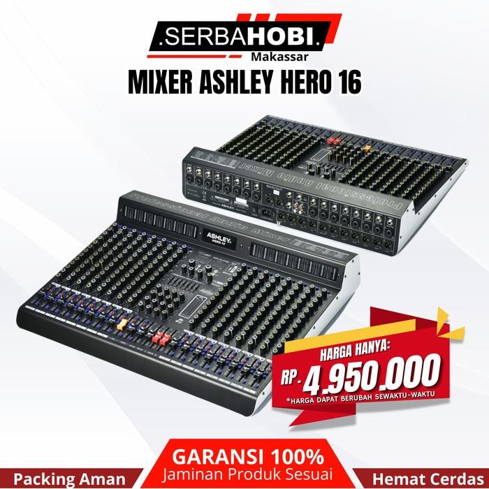 Ready stock] Mixer Ashley HERO 16 / Mixer ASHLEY 16 Channel