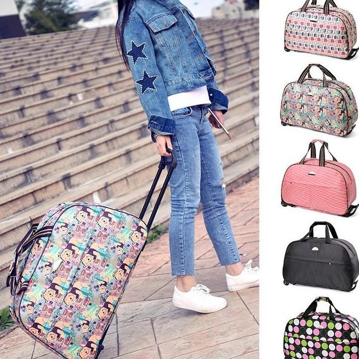 Tas Berpergian Troli Impor - Tas Kabin Pesawat - Tas Bai Pesawat