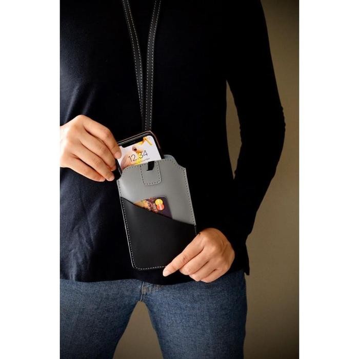 

Tempat Hand Phone/ Tempat ID Card Warna Abu