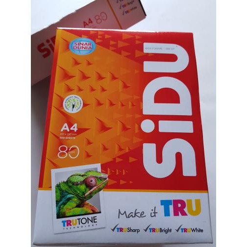 

Sidu 80g A4 kertas fotocopy kertas print
